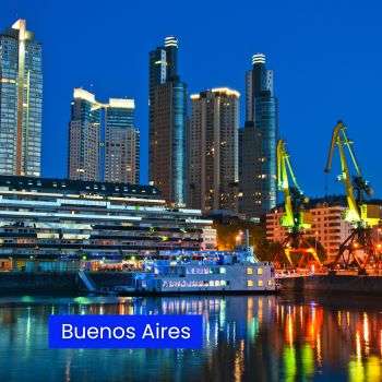 Viaje Argentina: Vista de Puerto Madero, ciudad de Buenos Aires, Argentina.